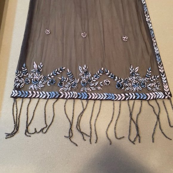 Arden B Scarf with Beading Detail - New With Tags - Picture 8 of 8